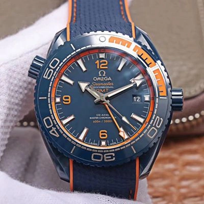 Omega Seamaster 215.92.46.22.03.001 GMT VS Factory 1:1 Best Edition Replica Watch Blue Ceramic Swiss ETA8906
